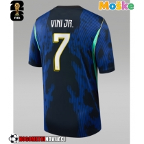 Moške Nogometnih dresov Brazilija Vinicius Junior #7 Gostujoči SP 2026 Kratki rokavi